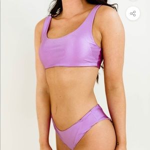 Kittenish Jasmine swimsuit. Top S/ bottom L